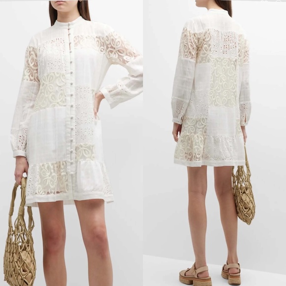 Johnny was Chet lace eyelet mini dress FINAL PRICE NO OFFERS - Picture 1 of 7